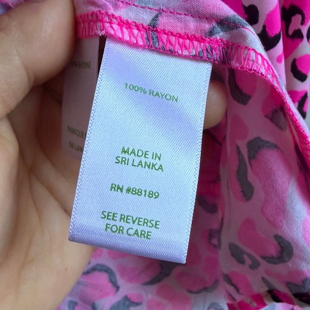 LIKE NEW Lilly Pulitzer XS Cynthia Swing Dress in Pink Topaz My Favorite Spot - Picture 11 of 14